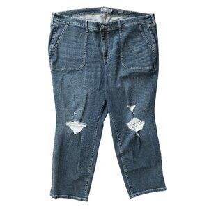 Torrid Perfect Boyfriend Vintage Jeans Distressed Boho Grunge Indie Sleaze Denim